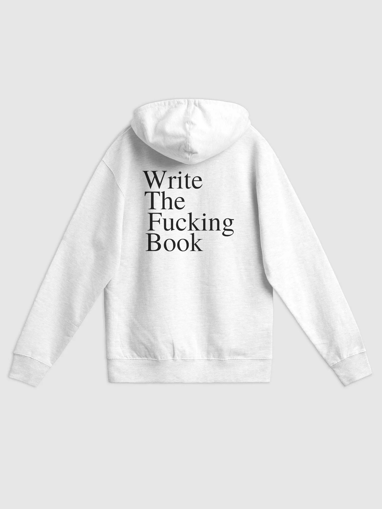 Write the Fucking Book Unisex Zip Up Hoodie product image (2)