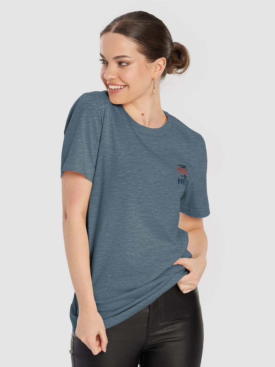 Life’s Tough Get a Helmet T shirt – Humor and Motivation in One product image (8)