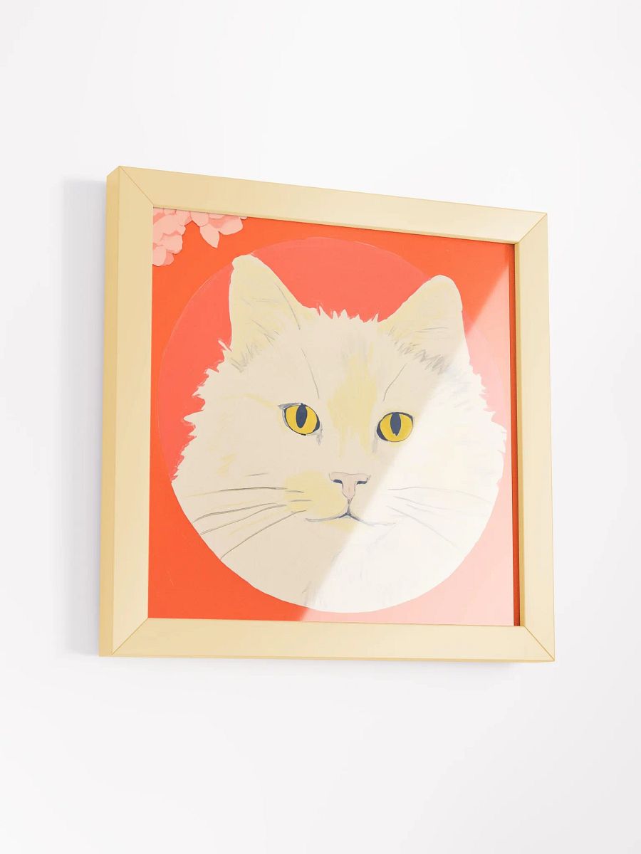 Floral Feline Serenity Poster product image (18)