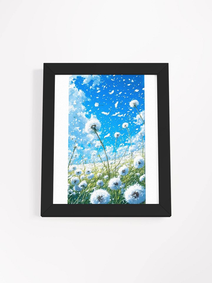 Field of Dreams: Azure & White Dandelion Art product image (1)