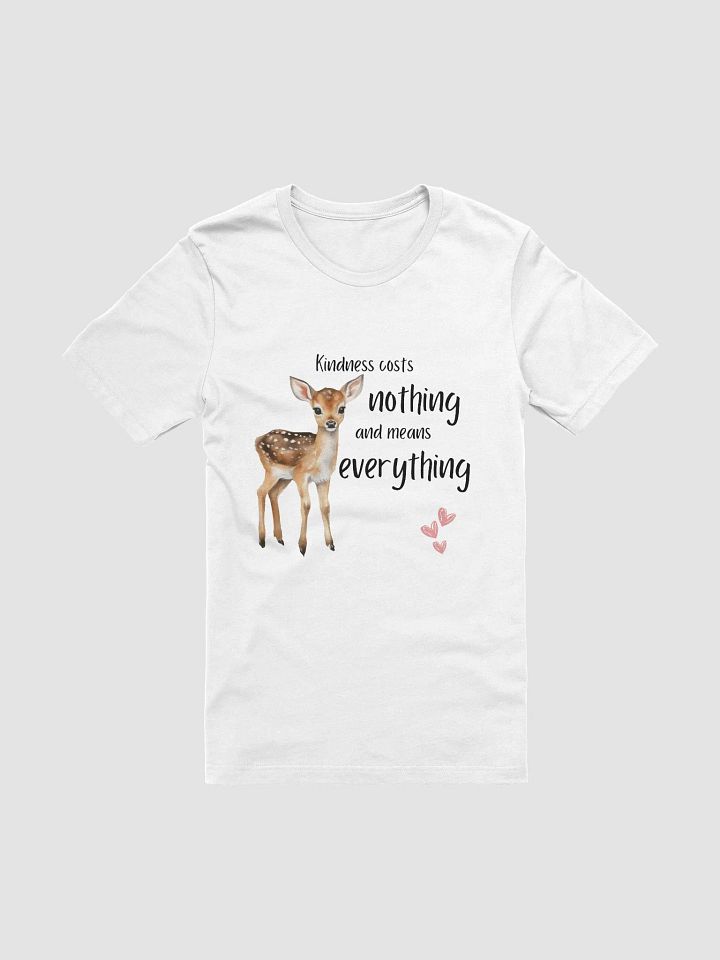 Kindness Costs Nothing Tee - White product image (1)