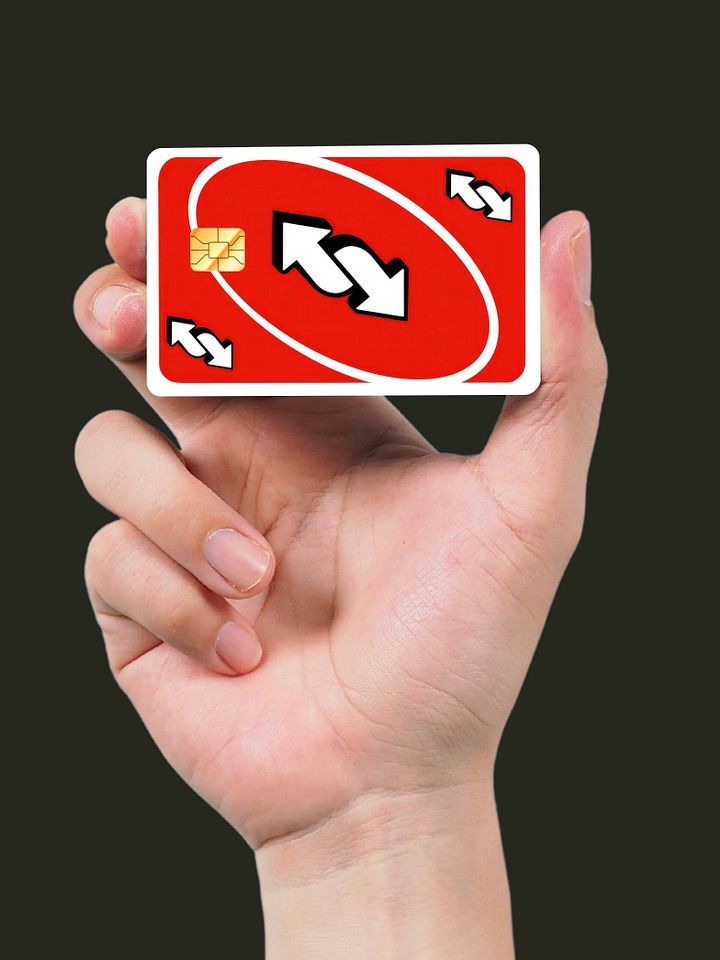 Uno Reverse Card Red (Holographic) product image (2)