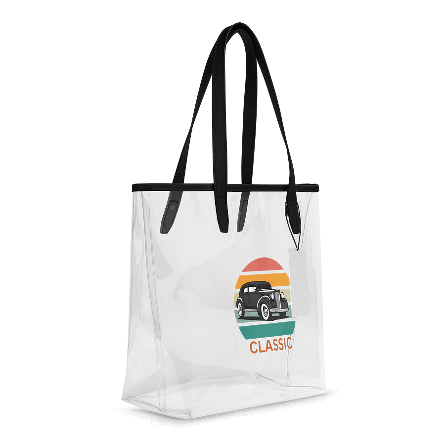 Retro Classic Car Clear Tote Bag product image (6)