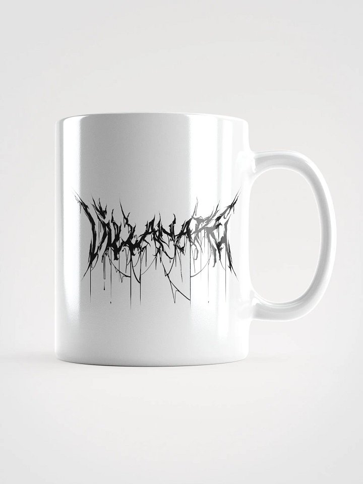 Villanarei Metal Logo White Glossy Mug product image (1)