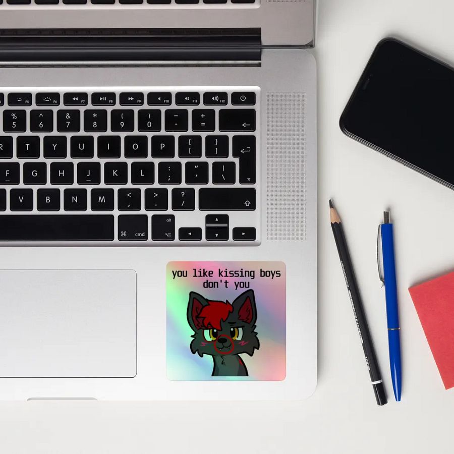 Fury Boykisser Holographic Sticker product image (12)