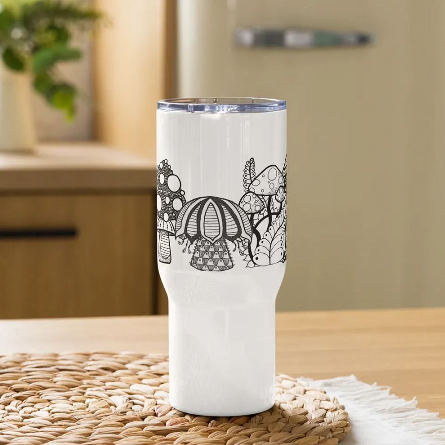 Mushroom Medley Travel Mug product image (9)
