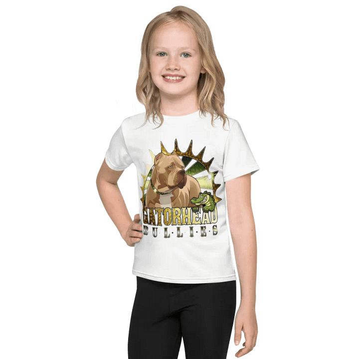 White GatorHead Bullies Kid T-shirt product image (1)