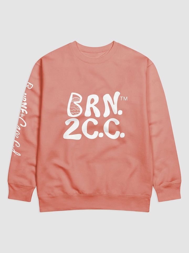 Women's | BORN to Cape Cod™ | Glitch Pixel Premium Sweatshirt | White Logo product image (17)