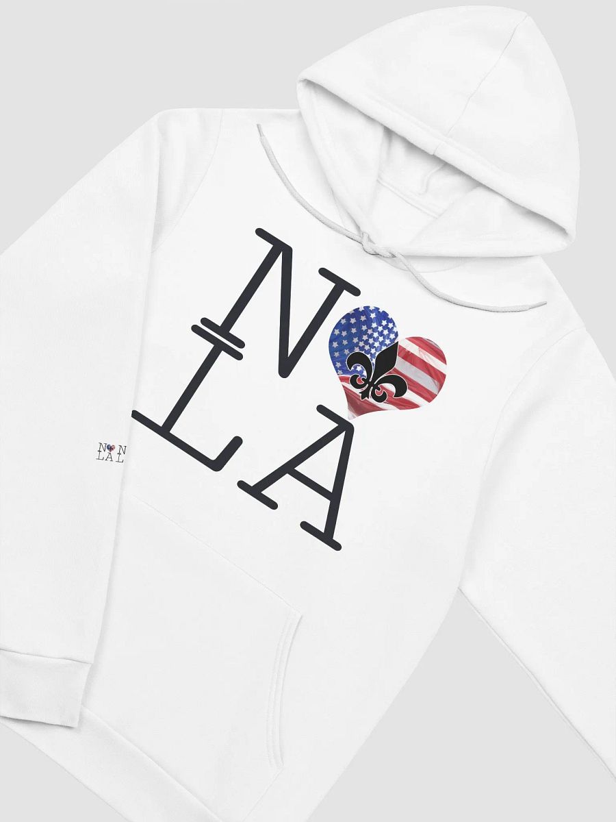 I LOVE NOLA **SUPERSOFT LEGACY HOODIE** (USA HEART LEGACY BACK + SLEEVES) product image (11)