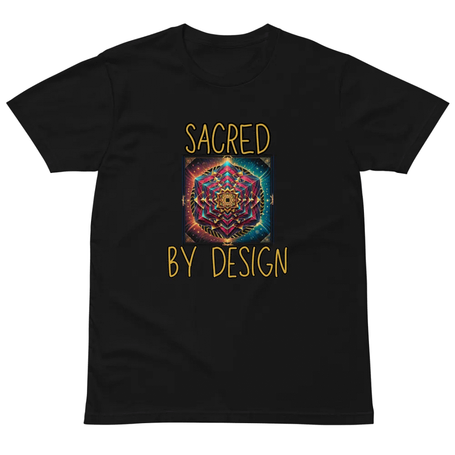 Sacred Geometry Optical Illusion T-Shirt - Unique Cube Art Design product image (9)