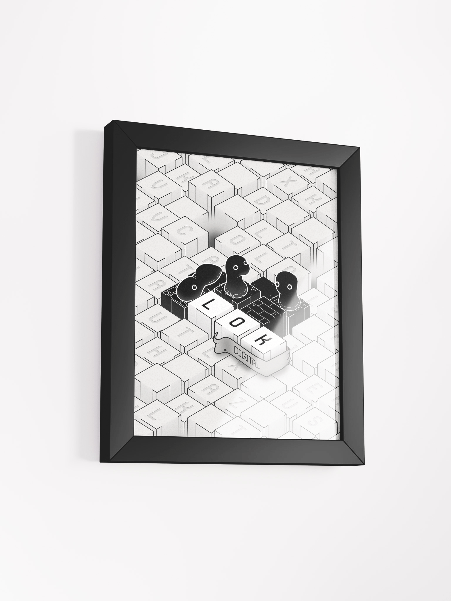 LOK Digital Framed Print product image (1)