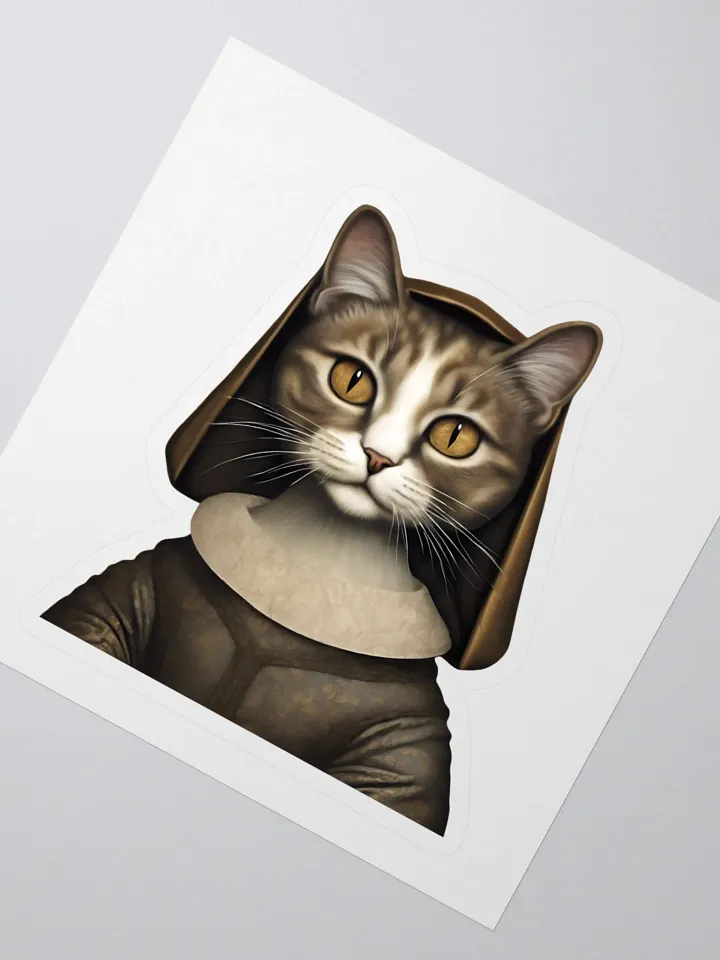 Renaissance Cat Kiss Cut Stickers product image (2)