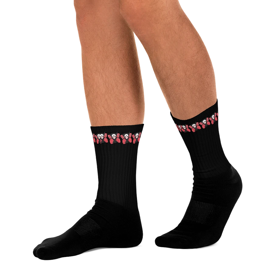 Black Visceral Stripe Socks product image (10)