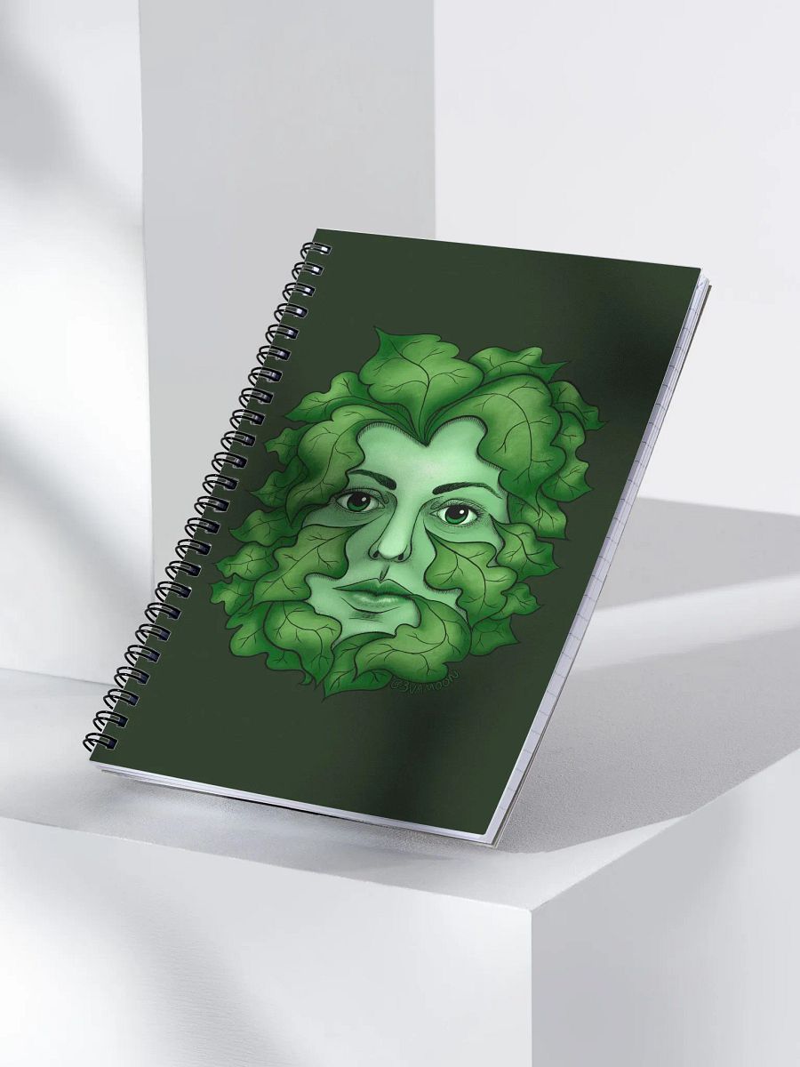 Green Goddess Spiral Notebook product image (4)