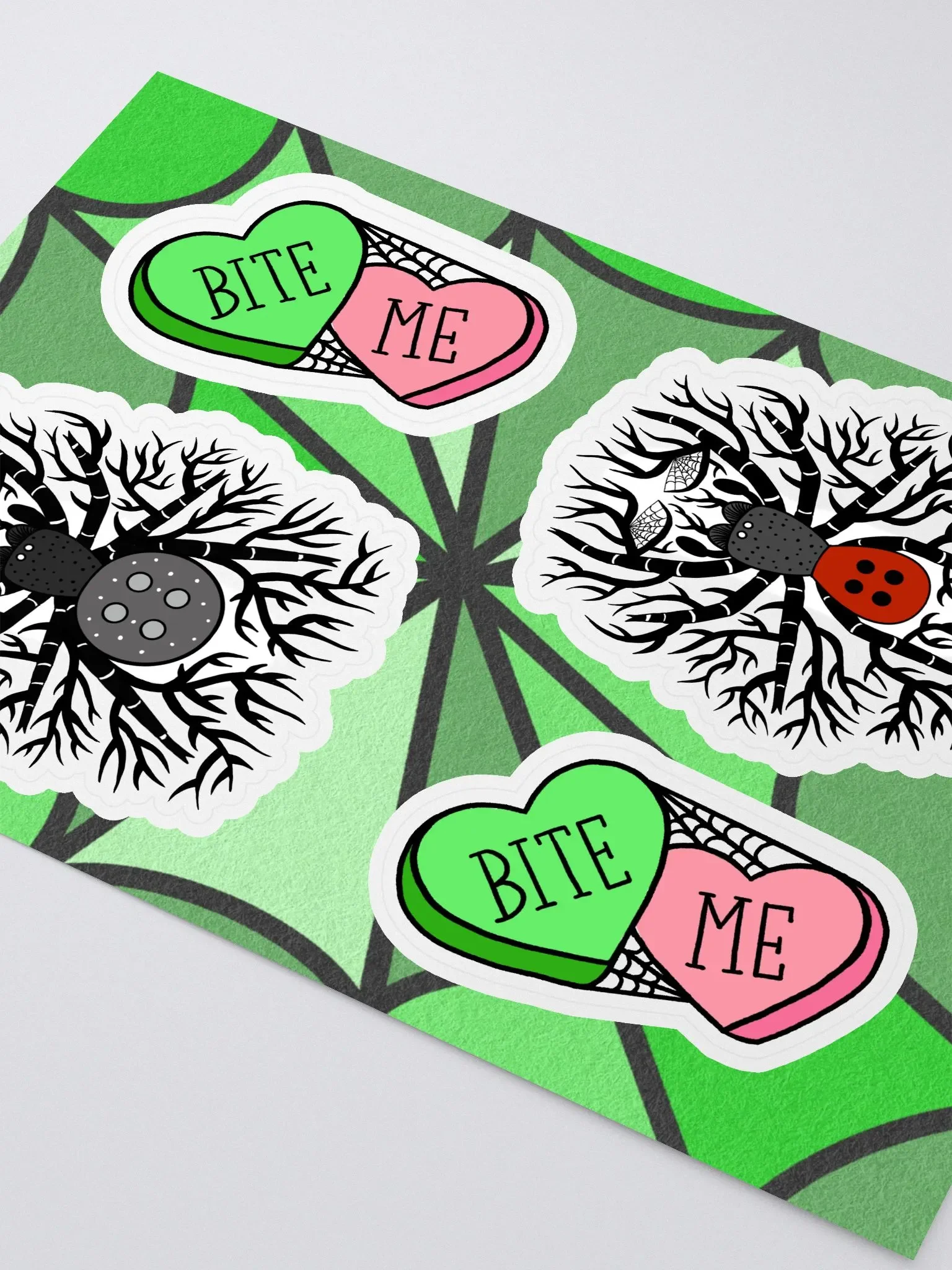 Valentine Spider Sticker Sheet product image (2)