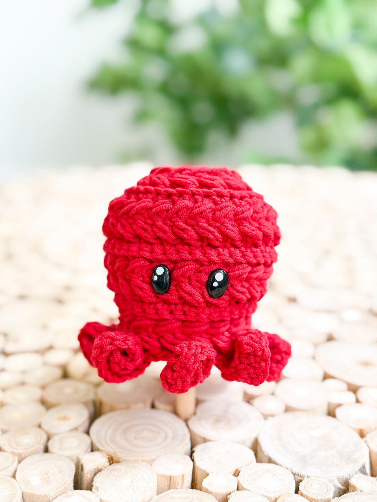 Amigurumi Octopus Crochet Pattern | No-Sew Wheat Stitch Design product image (7)