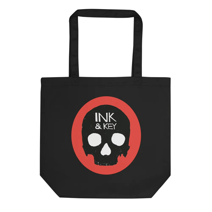 Ink & Key Skull Eco Tote Bag product image (1)