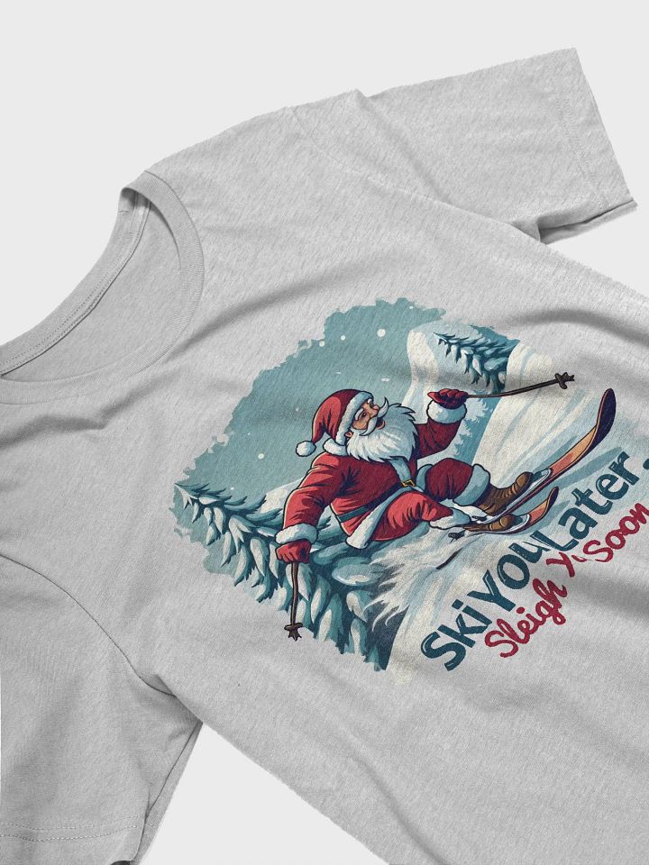 Ski You Later Santa T-Shirt product image (2)