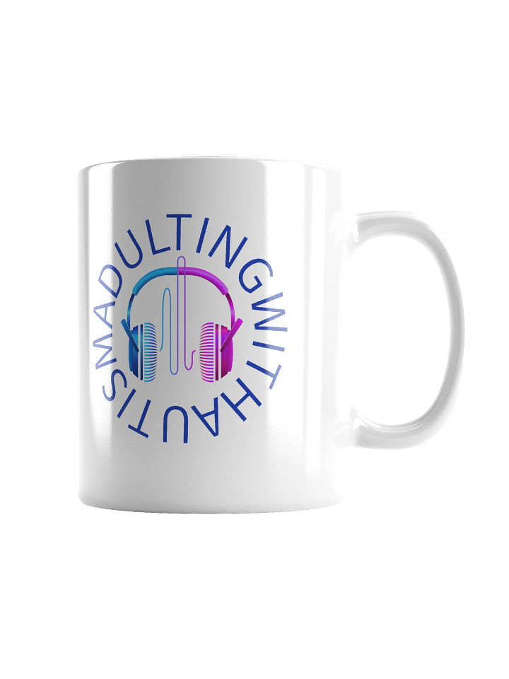 Coffee Mug – “Stim Proud” with Adulting with Autism Logo product image (4)