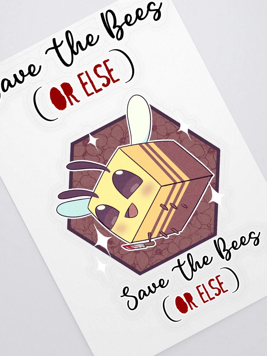 SAVE THE BEES (or Else) Stickers product image (2)