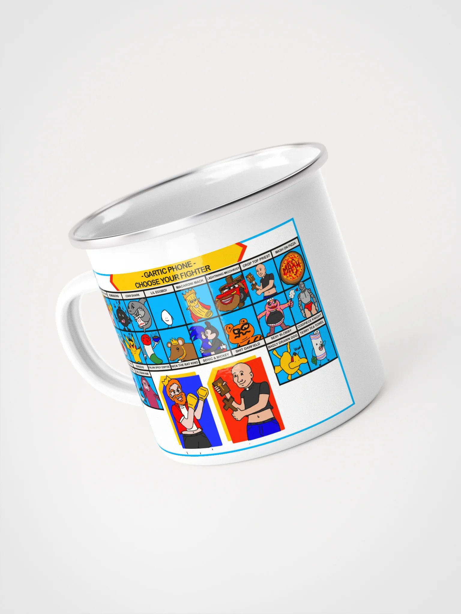 Gartic Phone Enamel Mug product image (1)