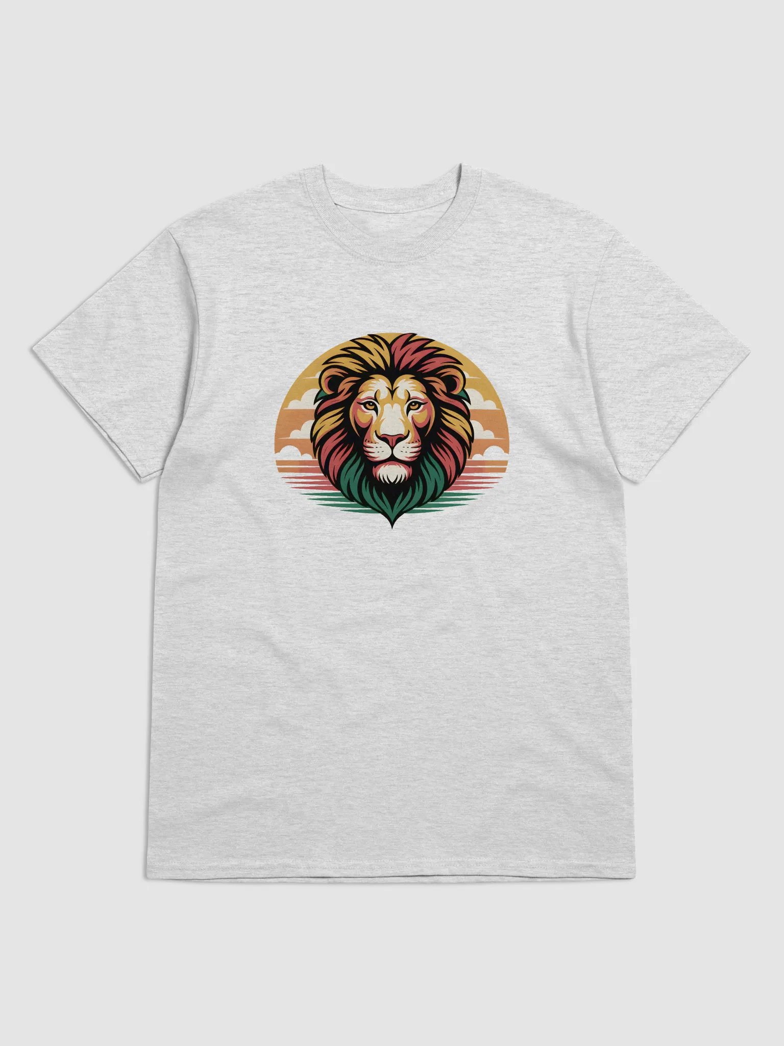 Sunset Lion Relaxed Unisex Tee product image (3)