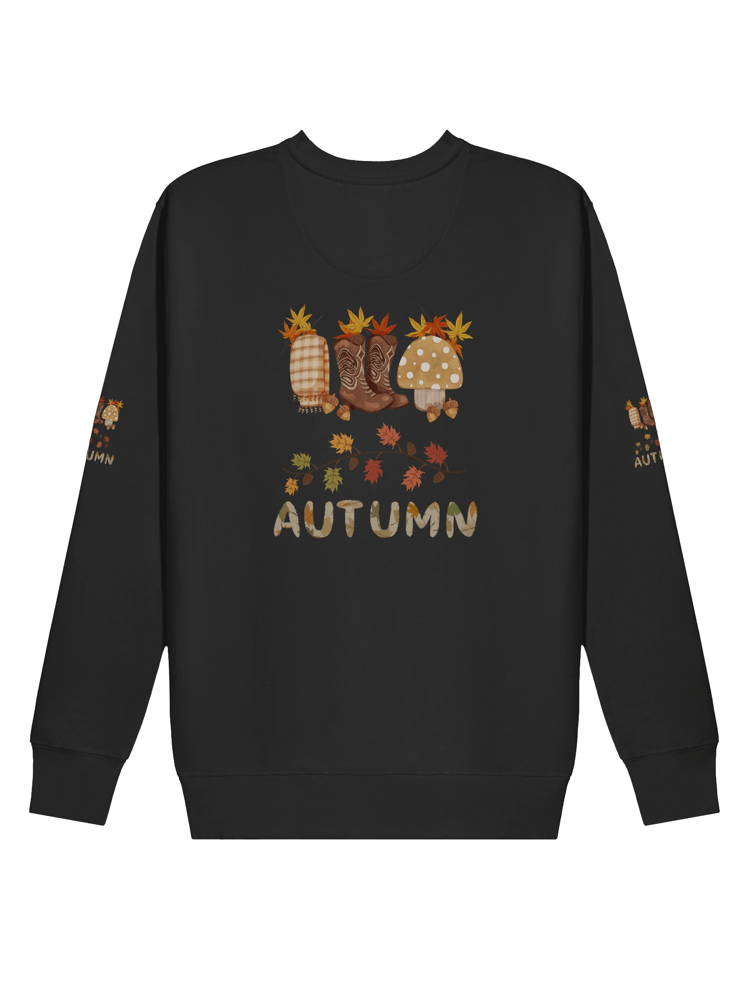 "Comfy Unisex Sweatshirt with Seasonal Autumn Design" product image (39)