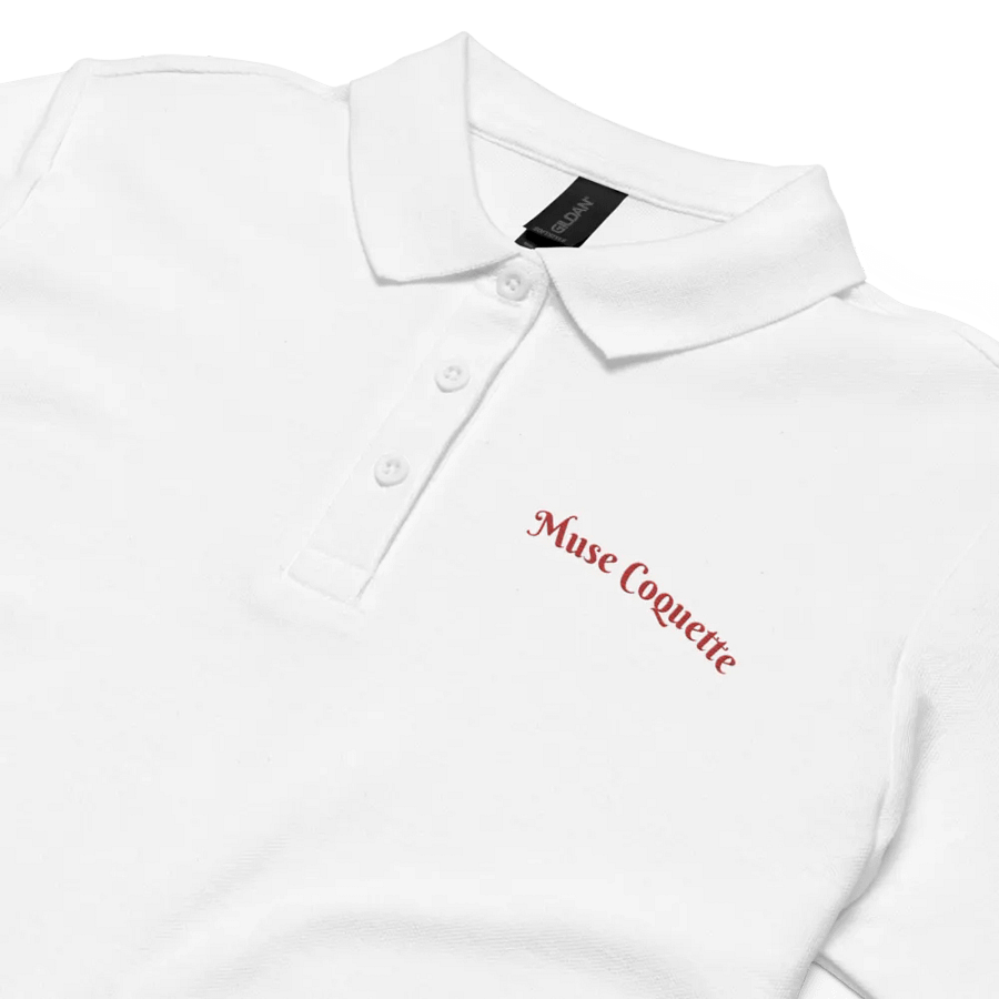 Women's Pique Polo Shirt (red) product image (3)