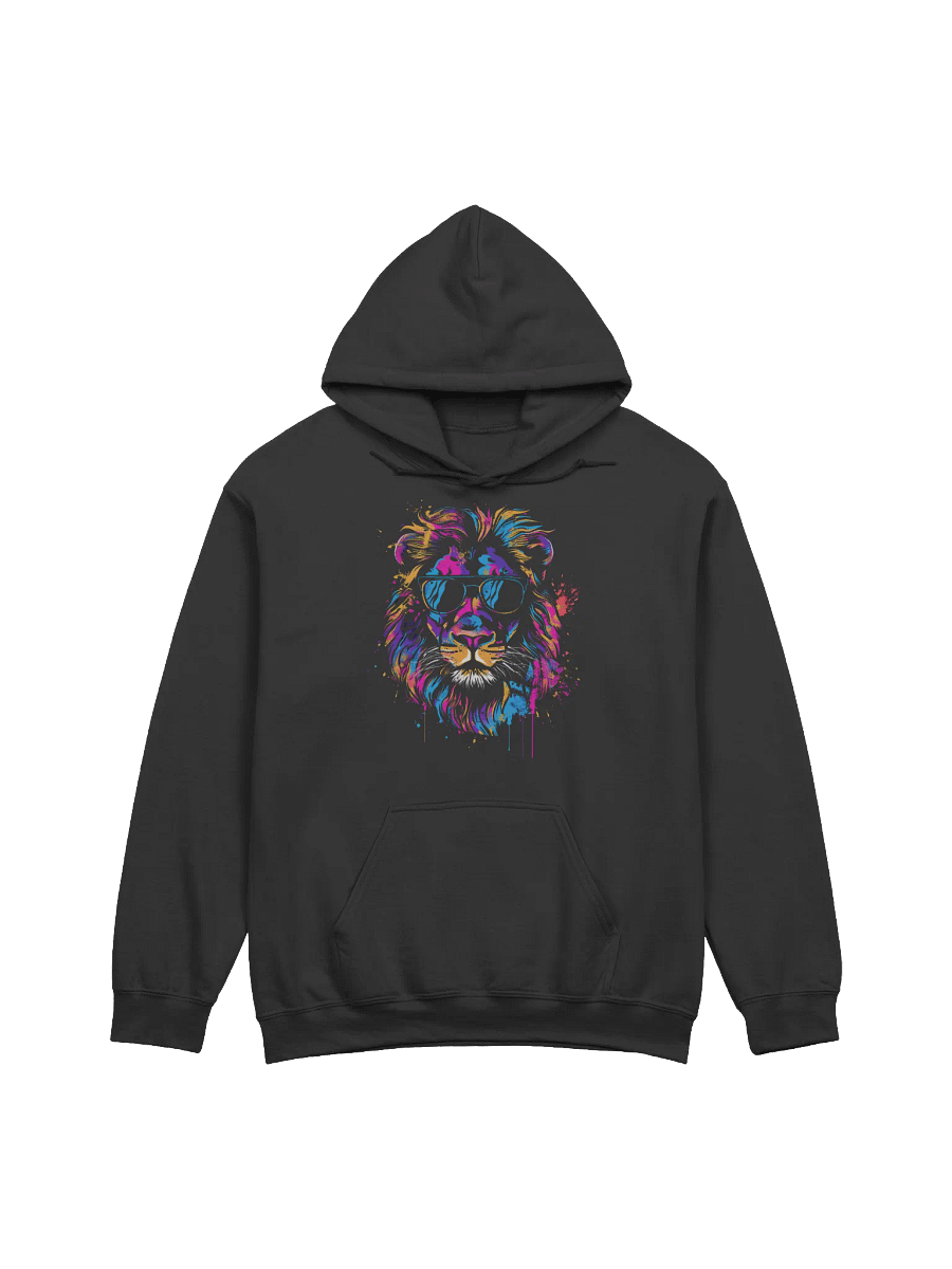 Leeuw met bril Hoodie product image (1)