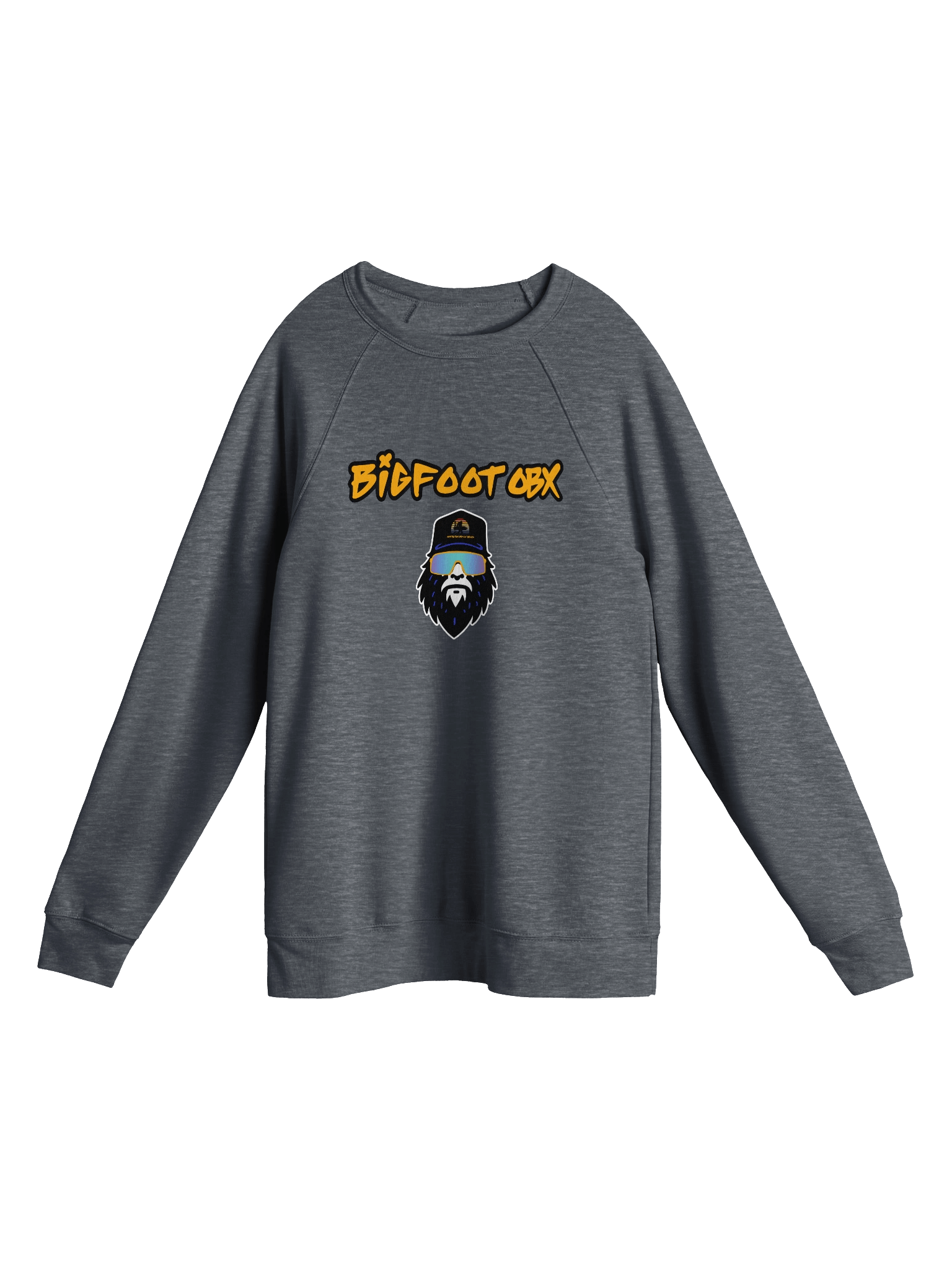 Destination Bigfoot Bronco Bigfoot Logo Bella+Canvas Unisex Sponge Fleece Raglan Sweatshirt (Multiple Colors Available) product image (5)