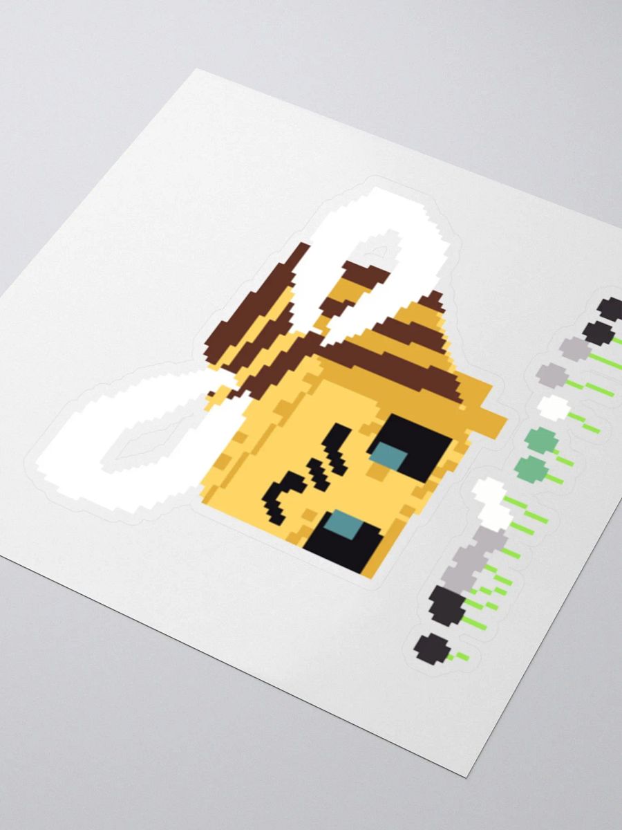 Minecraft bee sticker (agender) product image (3)