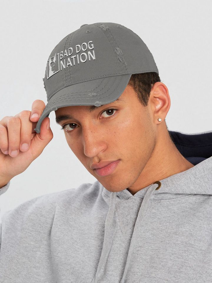 Bad Dog Nation - Embroidered Distressed Dad Hat product image (7)