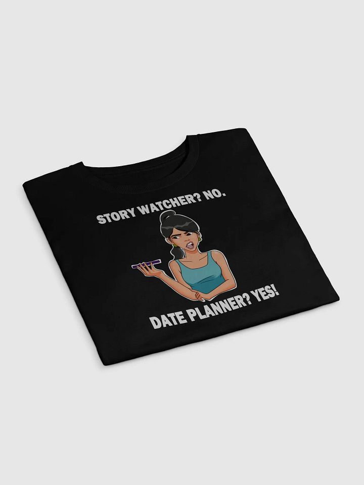 Story Watcher vs. Date Planner - premium CROP t-shirt product image (2)