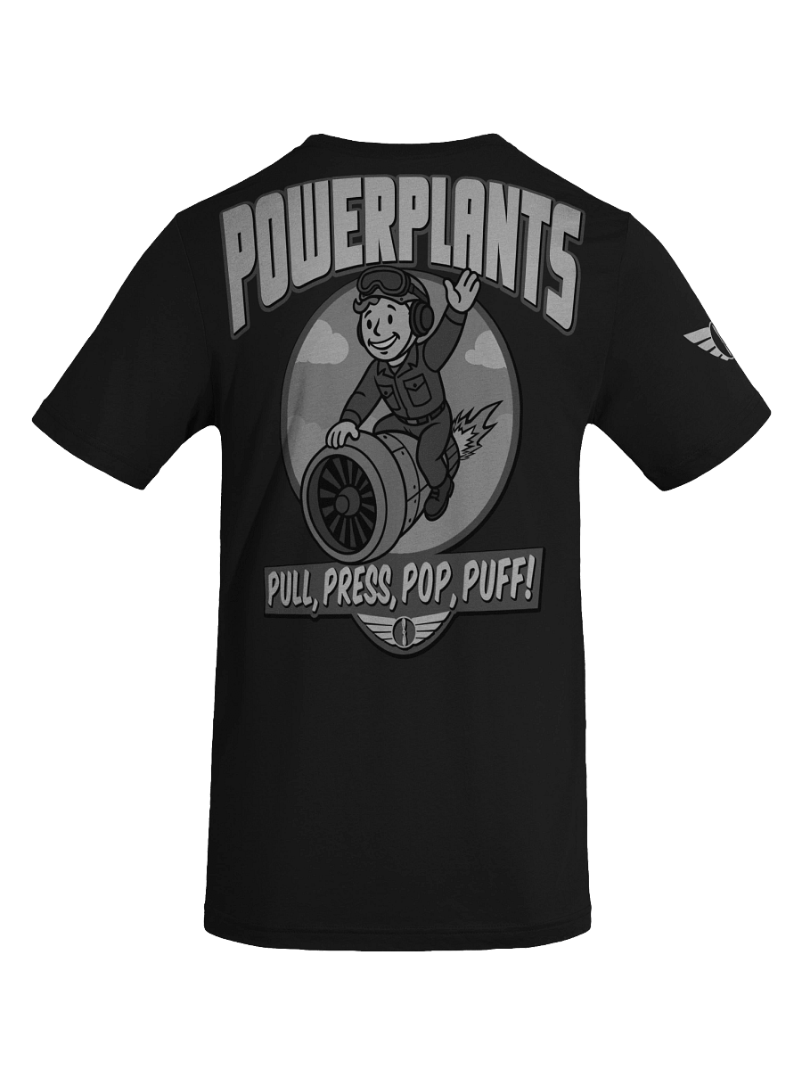 "POWERPLANTS: Puff!" B/W SuperSoft Shirt product image (5)