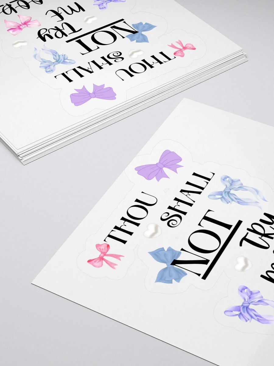 Thou Shall Not Try Me Collection Stickers product image (4)
