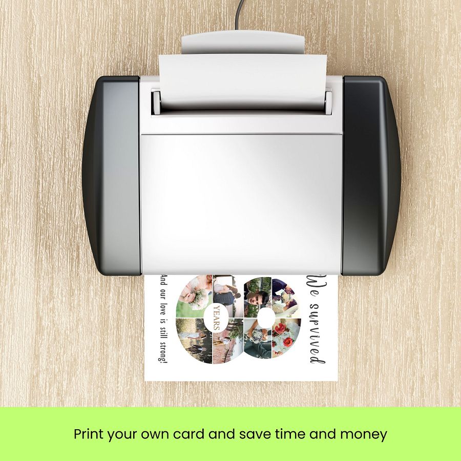 8 Year Anniversary Photo Card Editable Canva Template product image (9)