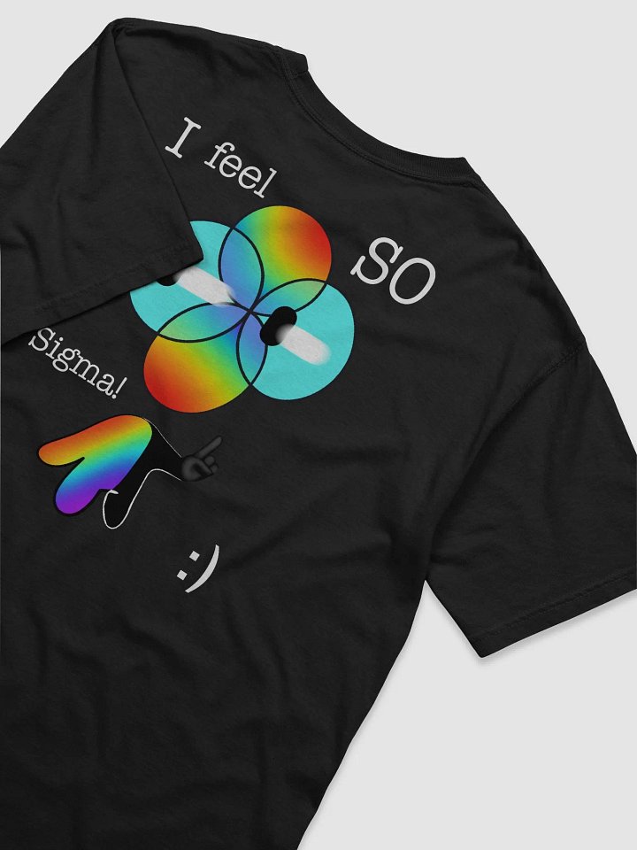 Mini thinking shirt with I feel so sigma back product image (1)