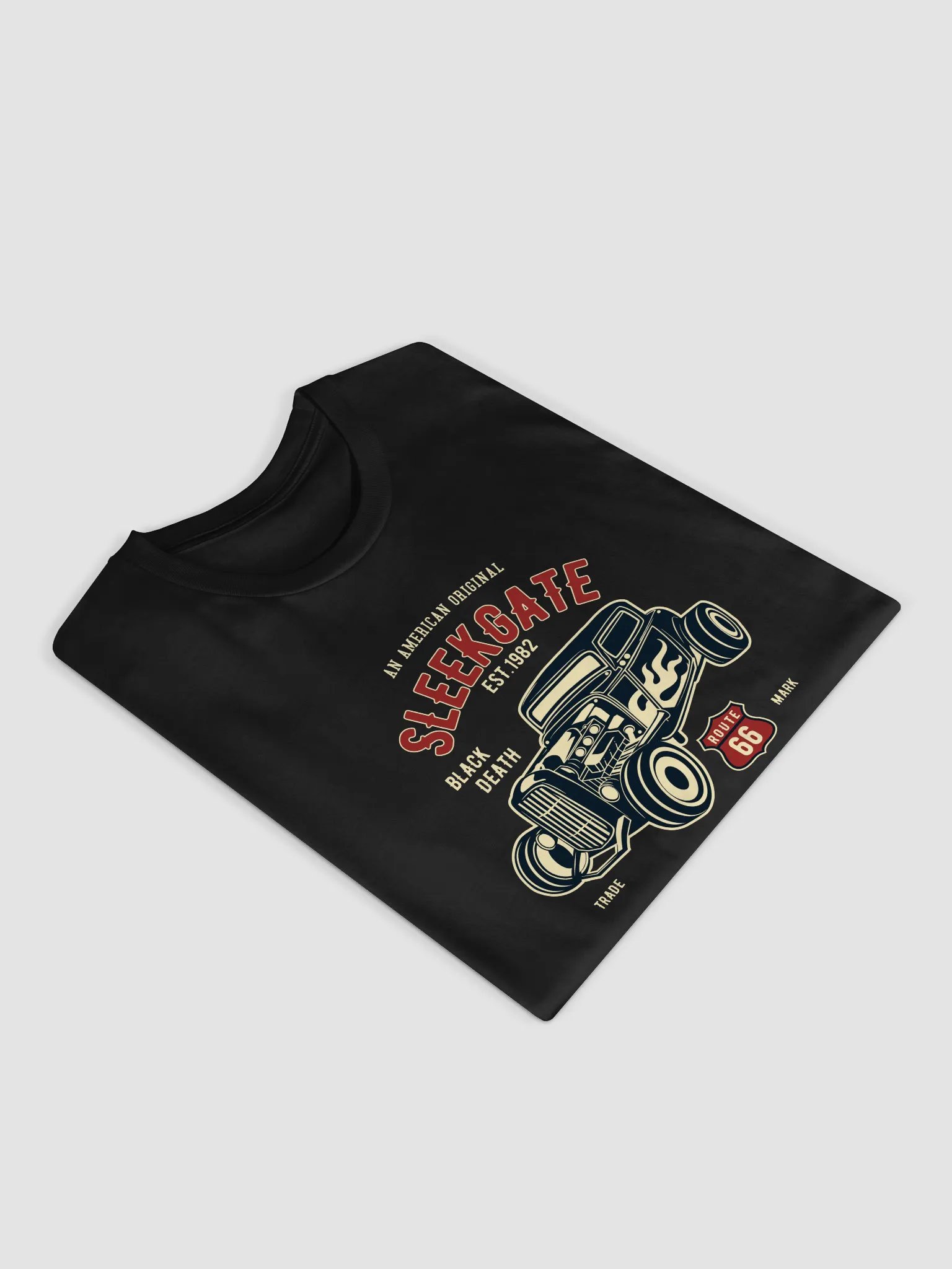 Vintage Car Flame Decal Unisex T-Shirt product image (6)