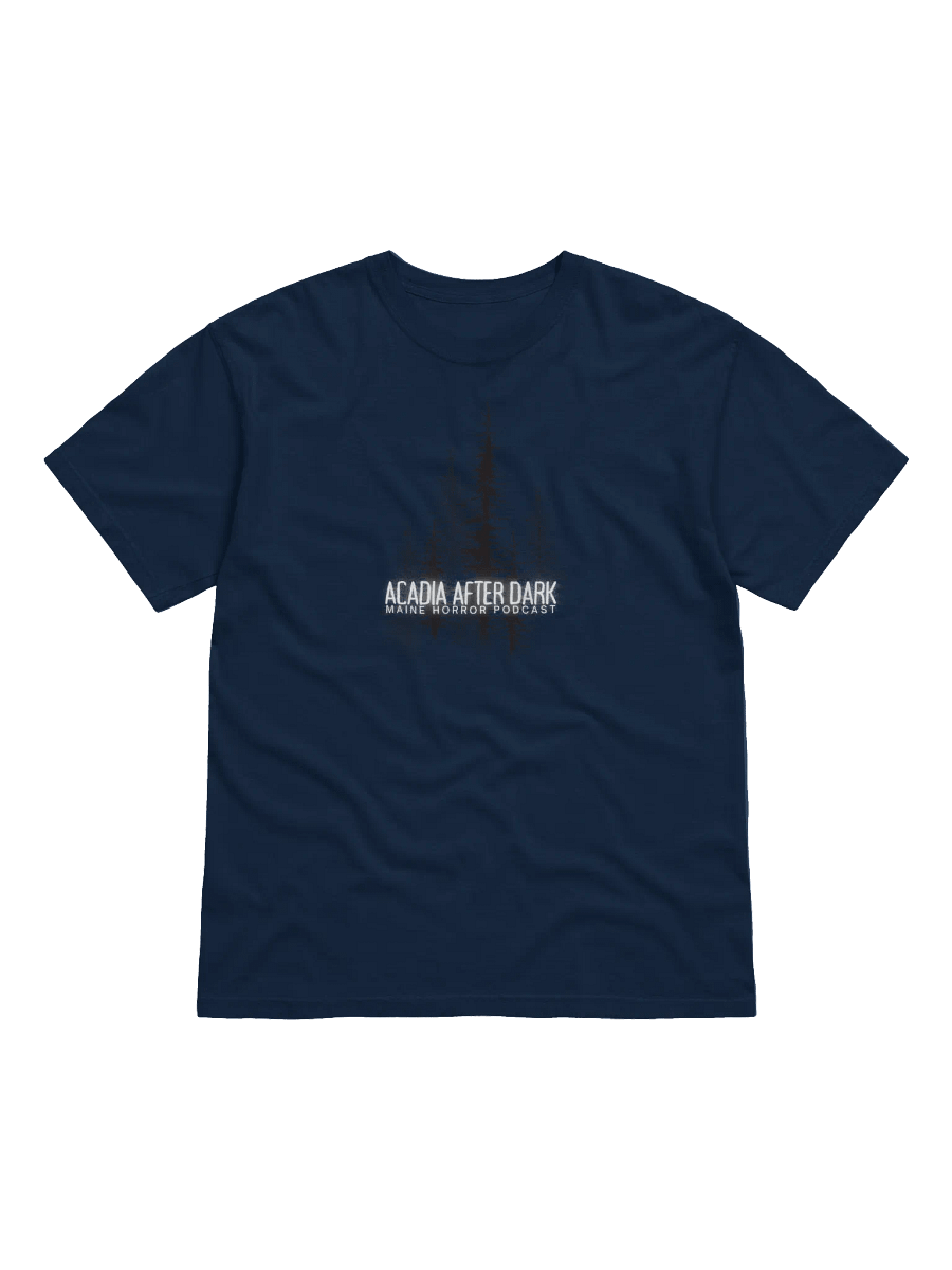 Acadia After Dark Trees Logo T-shirt product image (1)