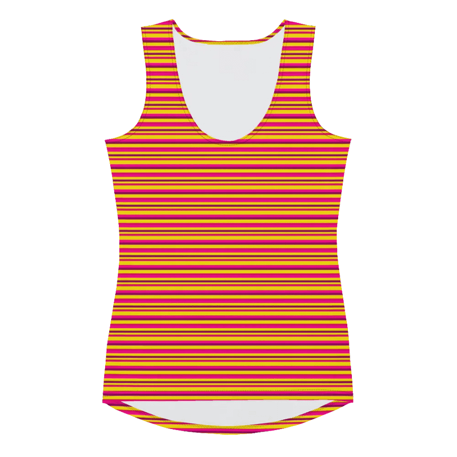 Retro Racer Stripes All-Over Tank Top product image (3)