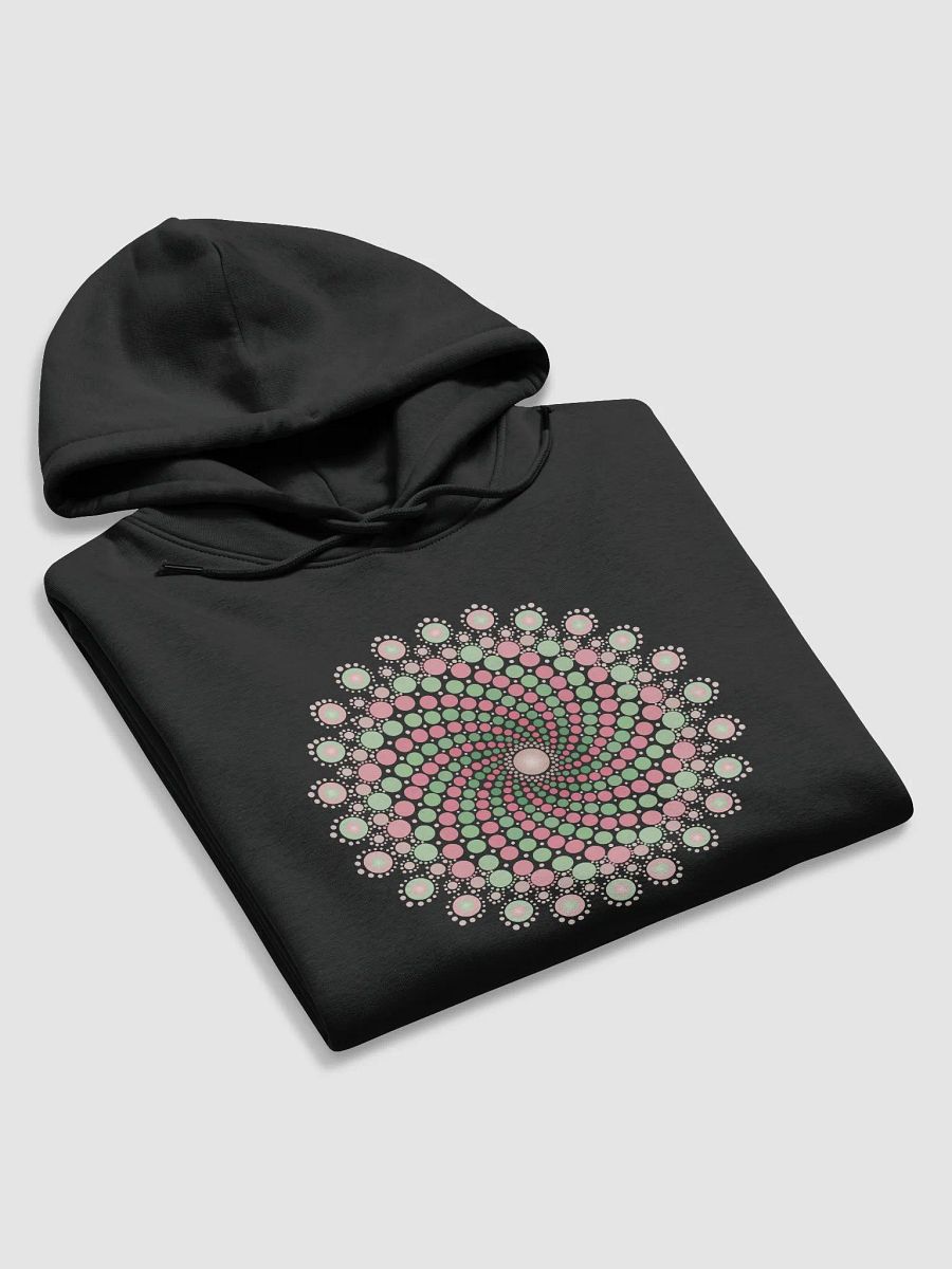 Green and Pink Mandala Unisex Eco Hoodie product image (5)