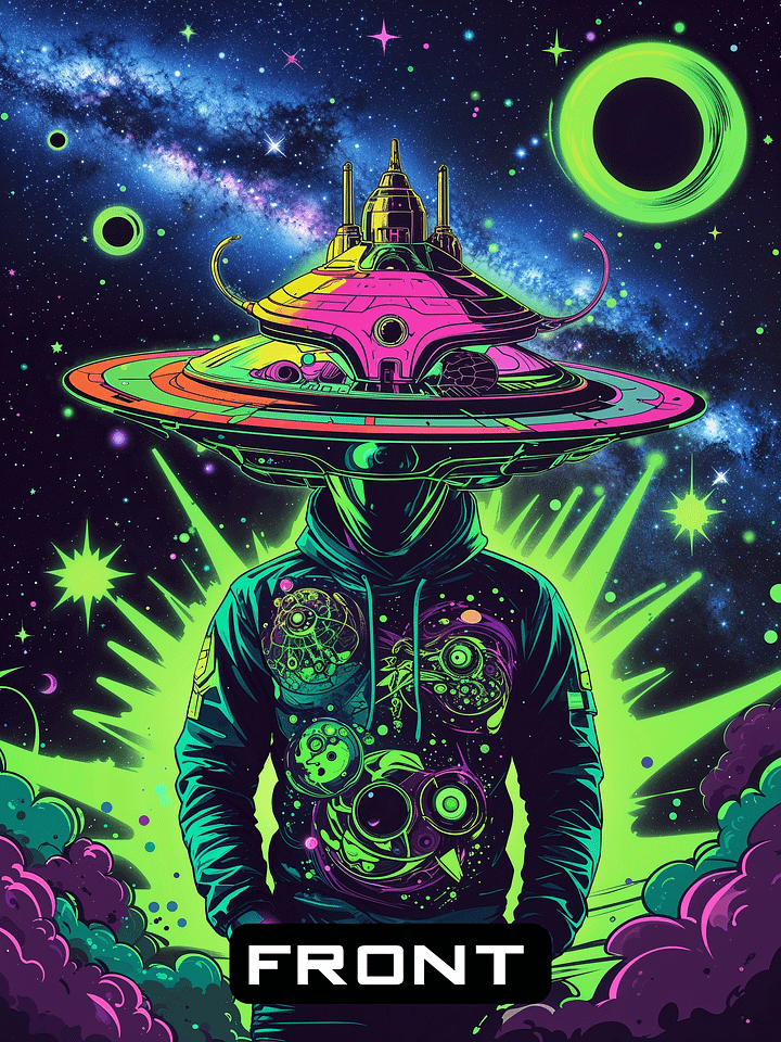 ✨ Beamed Up and Burnt Out – Running on stardust and strong vibes product image (2)