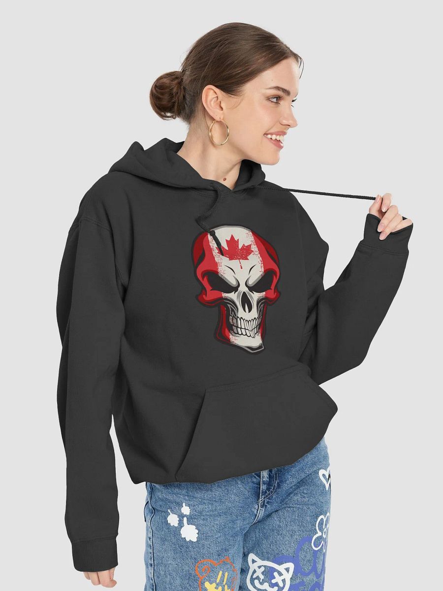 Canadian Flag Skull Hoodie product image (7)