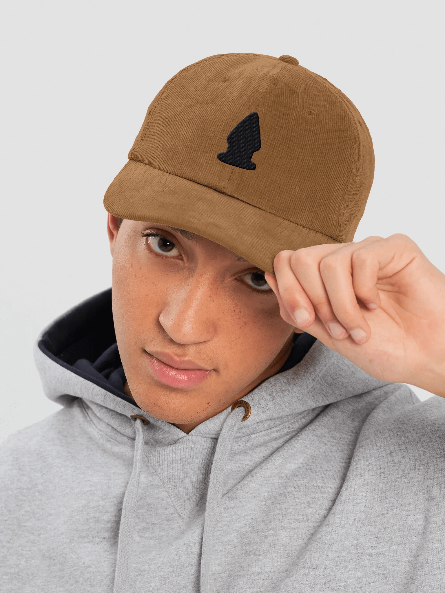 Black Plug · corduroy dad hat product image (6)