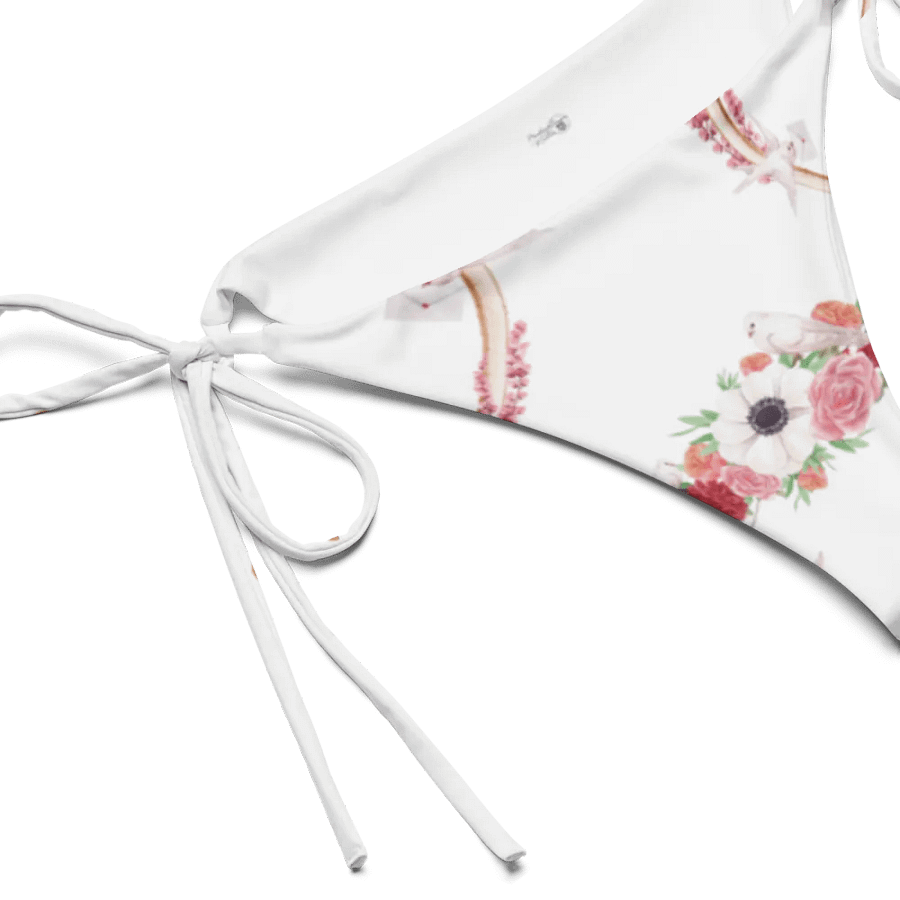 Watercolour Floral Pattern String Bikini Bottom - v3 product image (3)