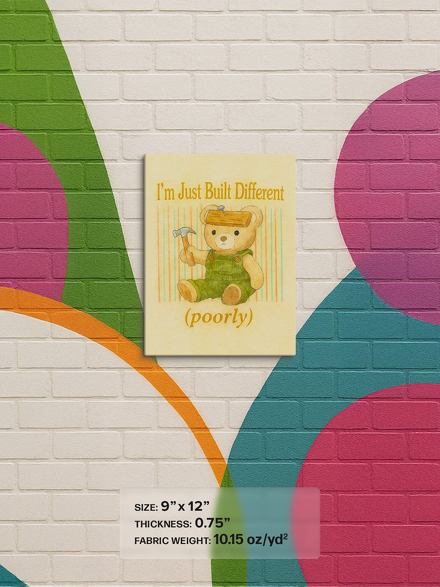 Built Different - Canvas product image (3)