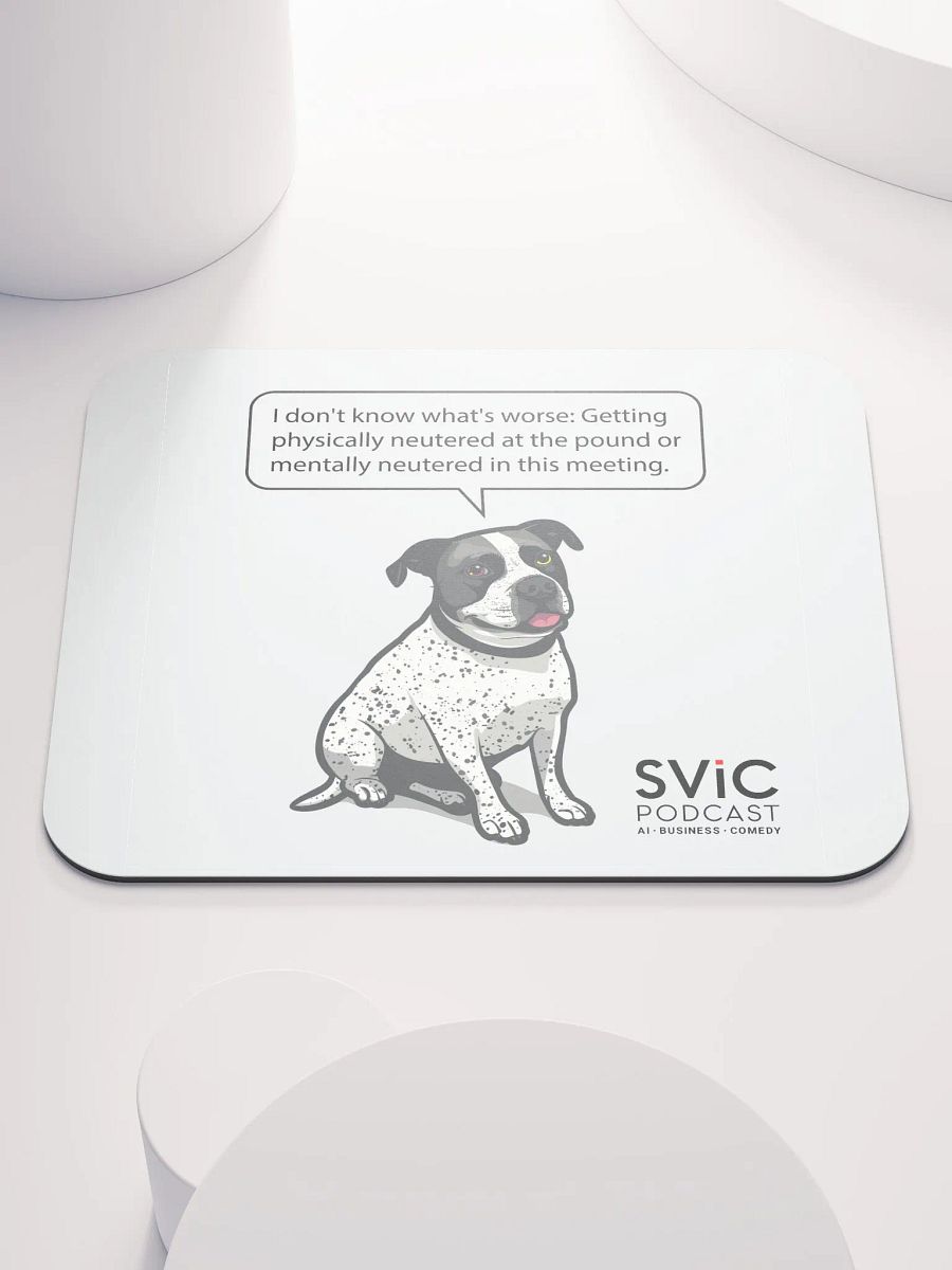 Senior Fetch Reporter Mouse Pad product image (1)