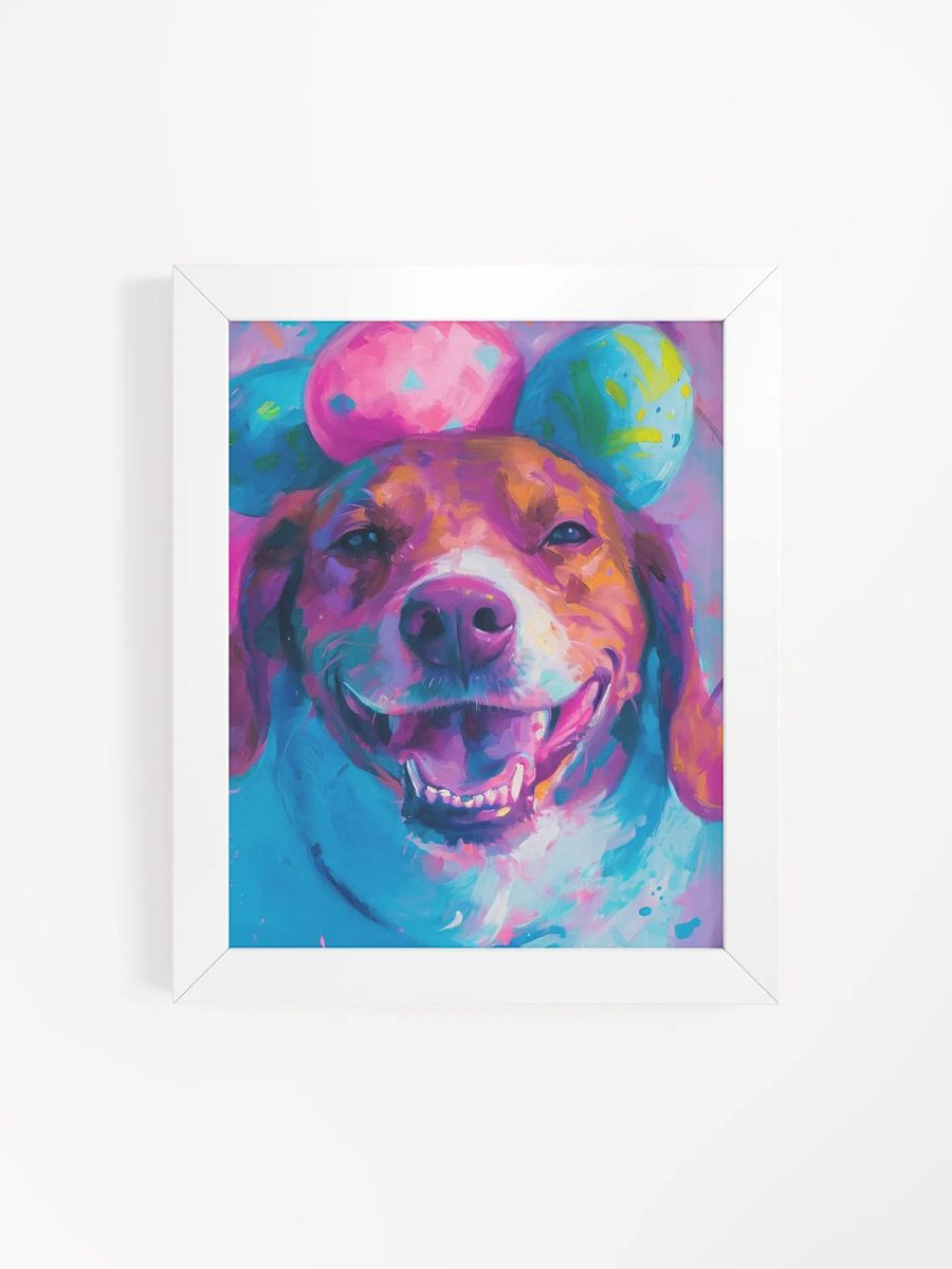 Whimsical Dog Joy Framed Print product image (4)