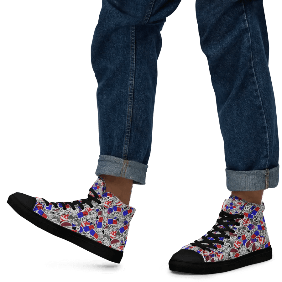 Sticker-Bomb Men's Hi-Tops product image (12)