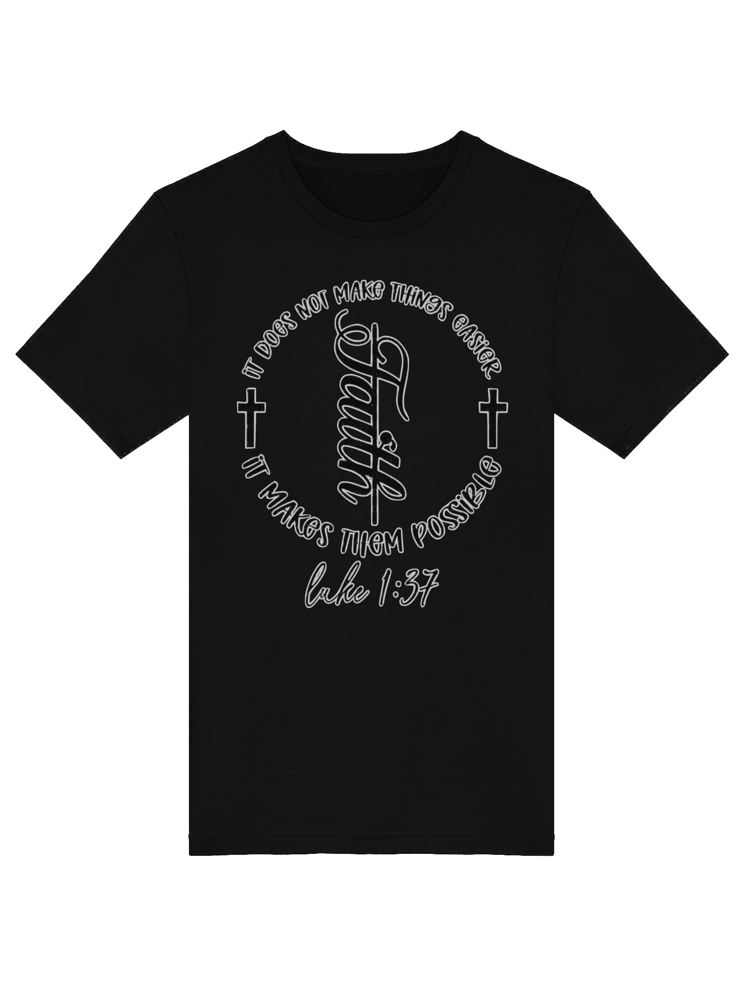 Faithful Circle Inspirational T-Shirt product image (47)